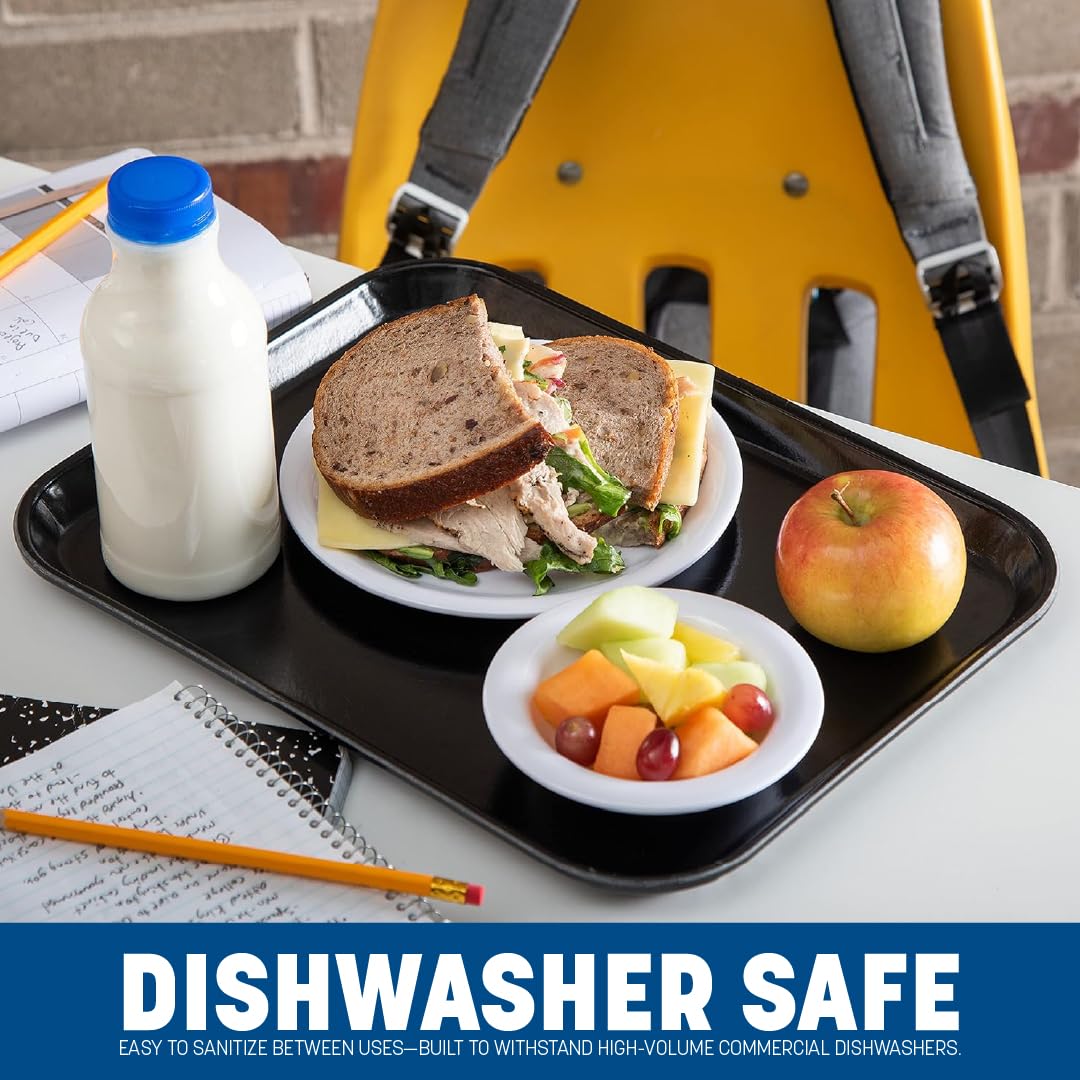 Carlisle FoodService Products 1814FG001 Fiberglass Glasteel Solid Rectangular Tray, 18