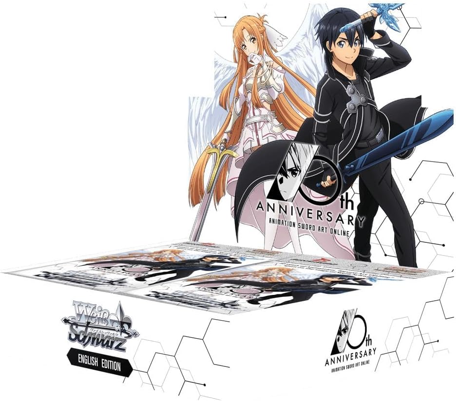 Weiss Schwarz: Trading Card Game Sword Art Online 10th Anniversary Booster Box (16 Packs)