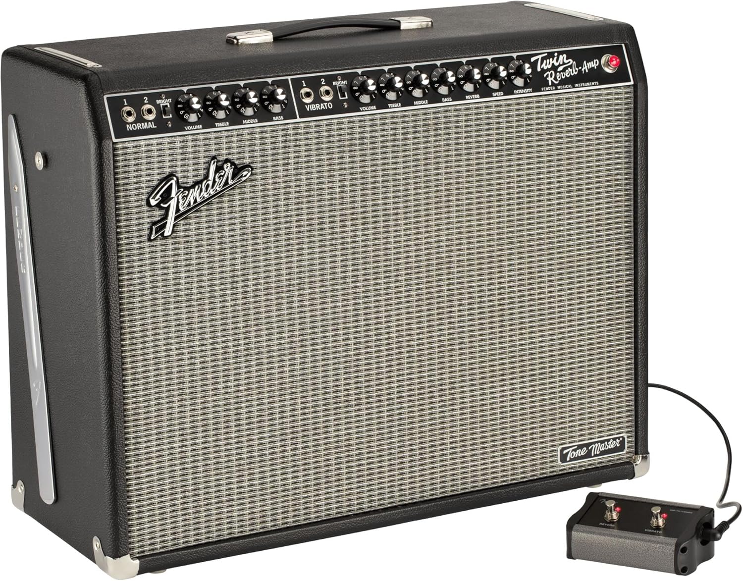 Fender Tone Master Twin Reverb Guitar Amplifier, with Amperstand Guitar Cradle