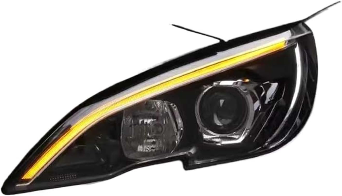 Car Accessories Compatible For Peugoet 308 Headlight 2014-2021 408r Head Light DRL Turn Signal Low Beam Projector Lens