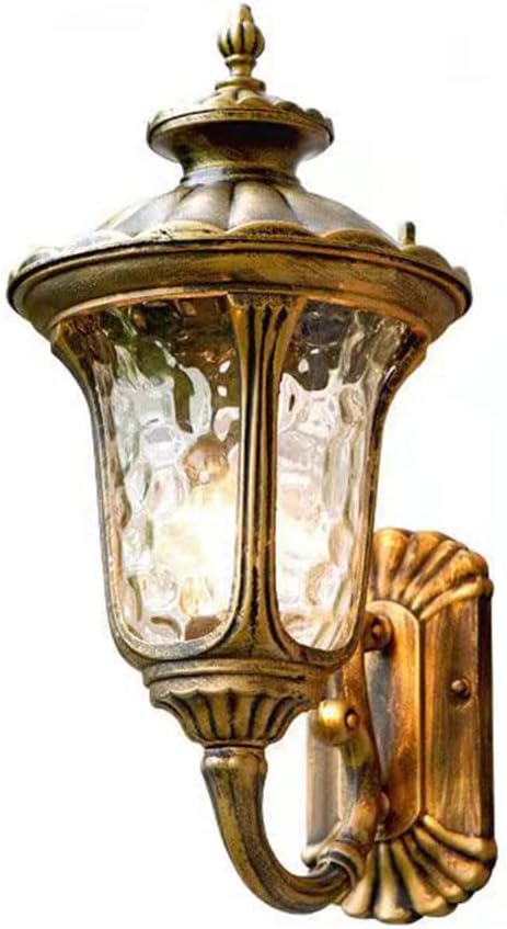 Outdoor Lights Fixtures Wall Mount Exterior Waterproof Porch Lights Wall Sconce Lighting Fixture with Seeded Glass Waterproof European Style Outdoor Villa Entrance Wall Light