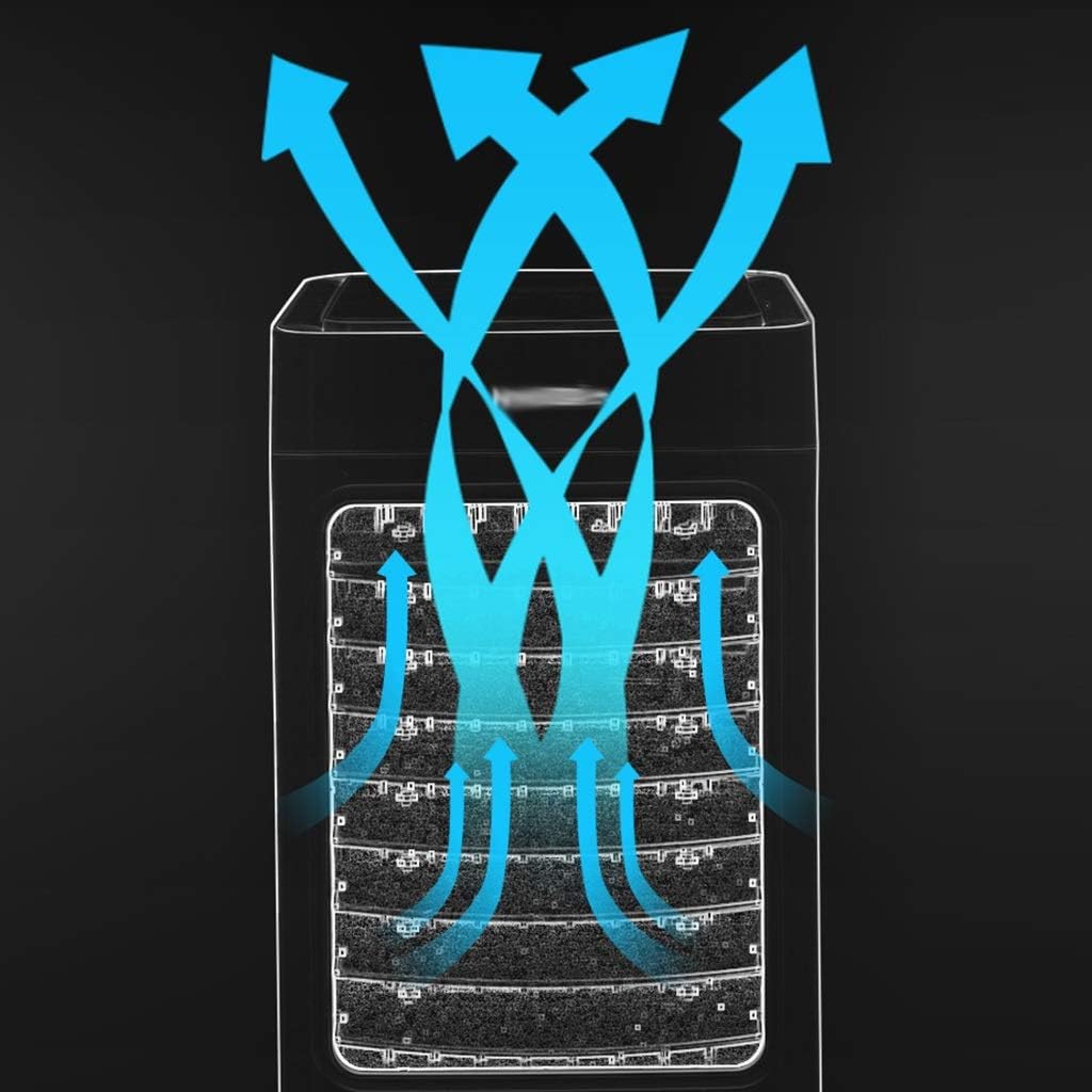 Portable Air Conditioner Fan Air Cooler, Evaporative Misting Humidifier With Remote Control Portable Air Conditioner Fan And Bladeless Noiseless Fan, For Office, Dorm, Room(Free Ice Tray)