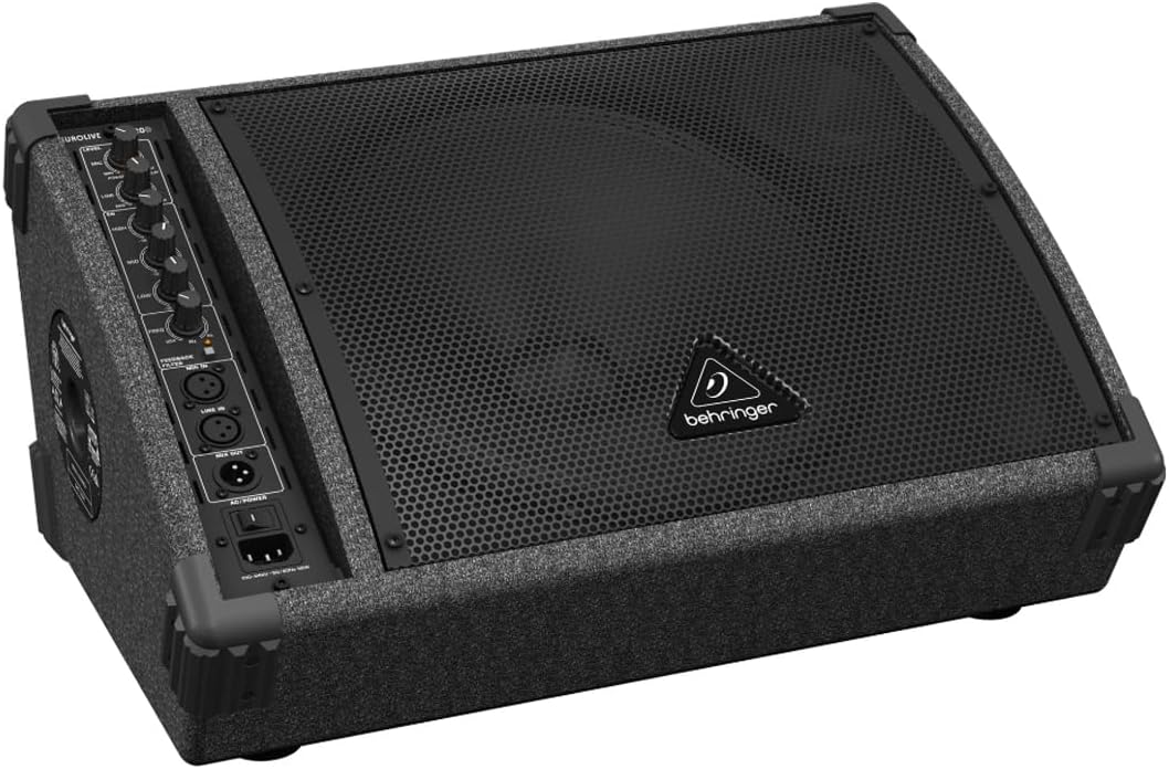 Behringer EUROLIVE F1220D Bi-Amped 250 Watt Monitor Speaker System with 12