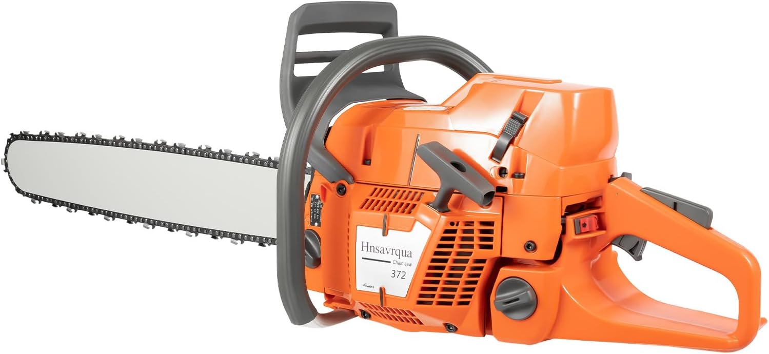 DYRABREST 72cc Gas Chainsaw Handheld 2-Cycle Gasoline Power Chain Saw 24 Inch Petrol Chain Saws Portable Cordless Chain Saws for Trees Wood Farm Garden Forest Cutting