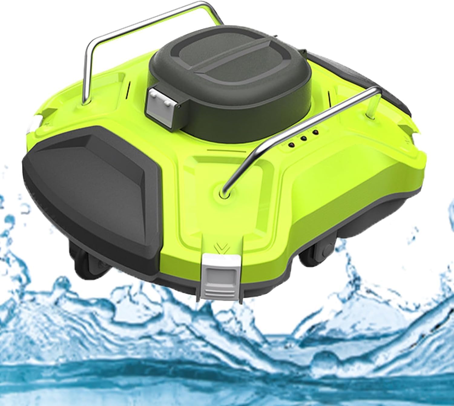 CAJUCA Cordless Robotic Pool Vacuum - Pool Cleaner for Above Ground/In-Ground Pools - 5000Mah Battery Lasts 120 Mins, Self-Parking