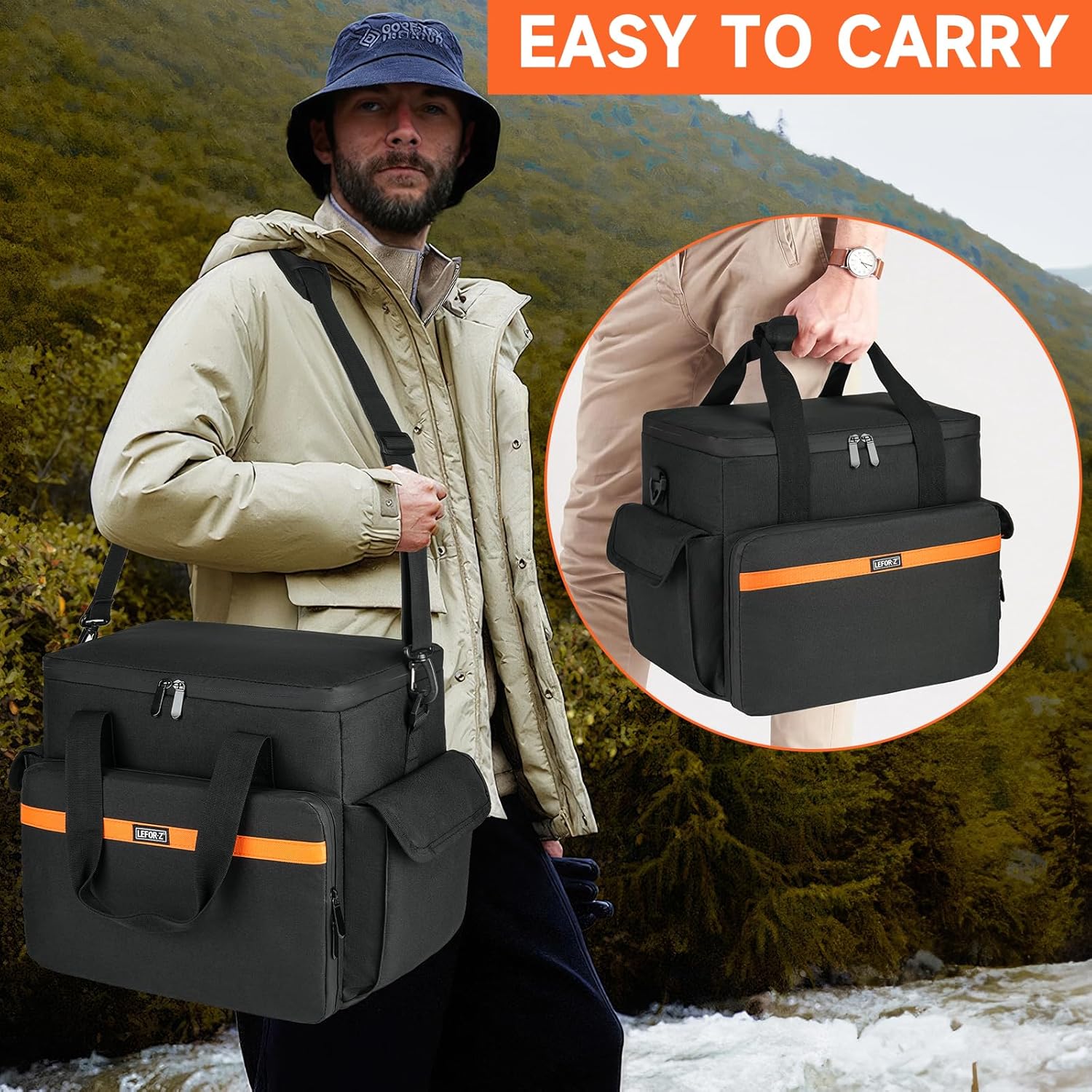 Carrying Case Fits for Jackery Explorer 2000 v2/1500/1000 Plus,Solar Panel Carrying Case Fits for Jackery SolarSaga 100W 100X 200W/ZOUPW 100W 110w 200w
