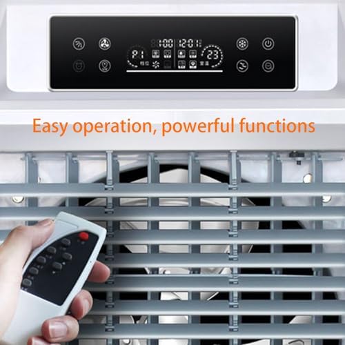 Swamp Cooler, Evaporative Air Cooler with 3-Speed and 9H Timer, Portable Air Conditioner for Room Office Patio Garage Use