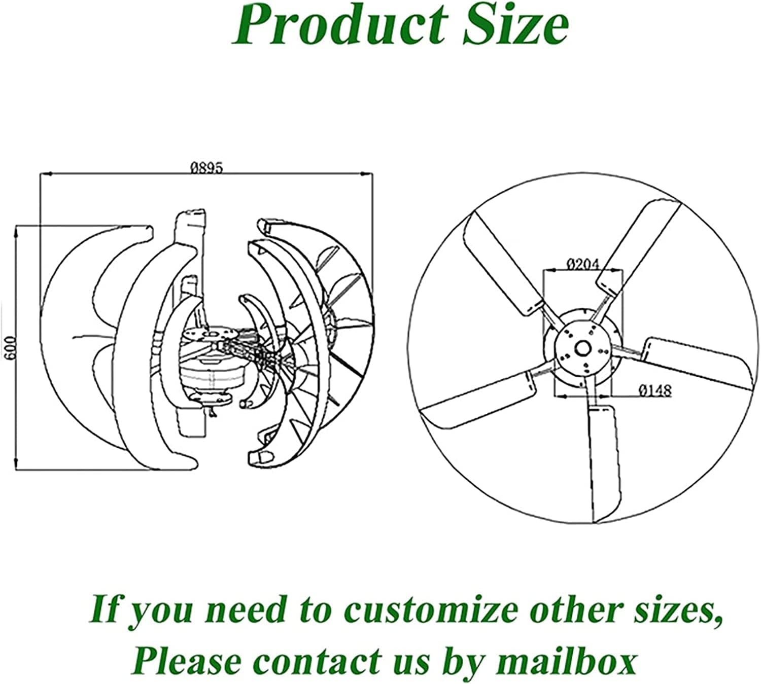 Lantern Vertical Axles Wind Turbine Generator Kit, 8000W12V 5 Blade Wind Turbine Kit with Controller for Hybrid Wind Solar System