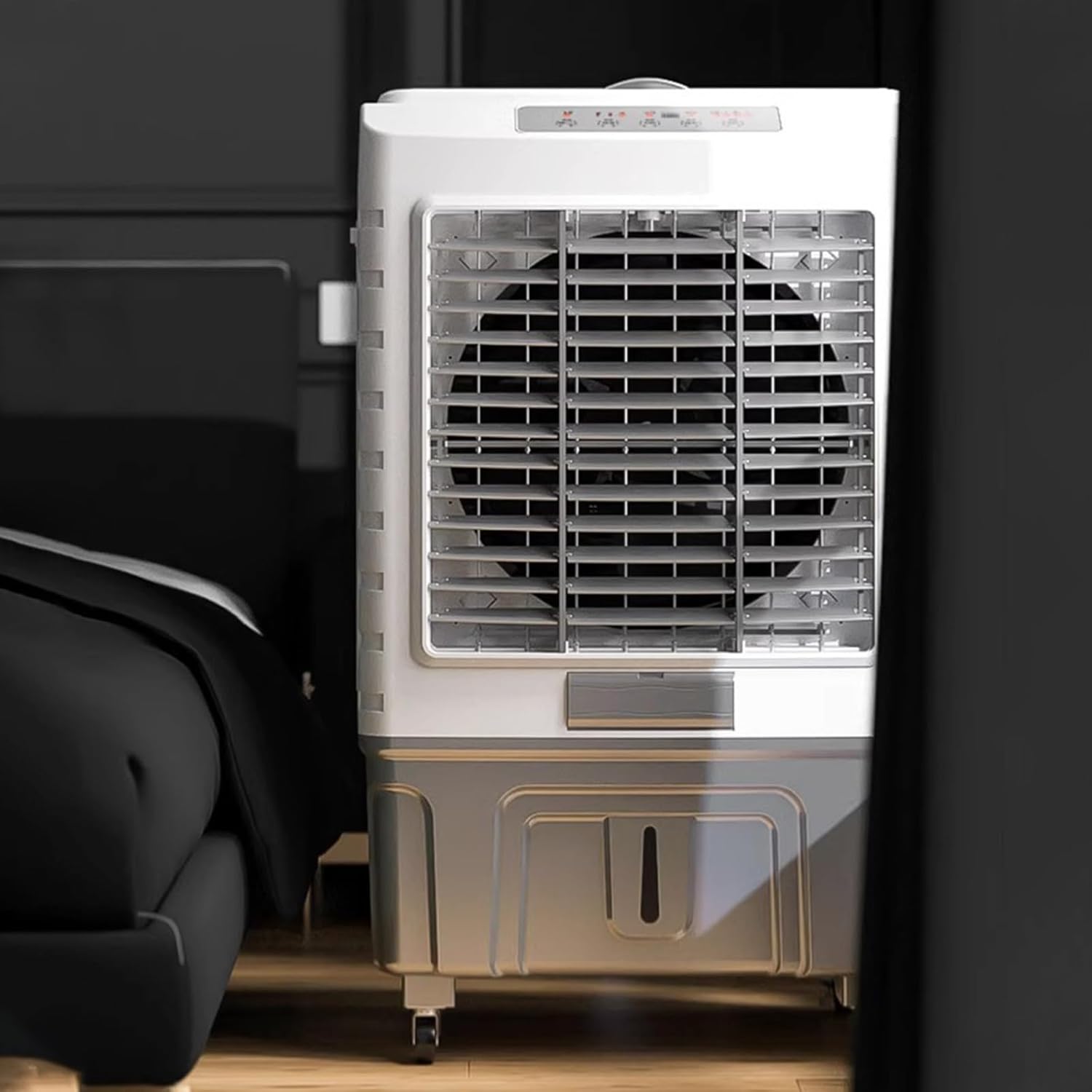 3-in-1 Swamp Cooler, Evaporative Air Conditioner with Water Tank, Ice Packs, 7.5H Timer, Portable Air Cooler for Room Office