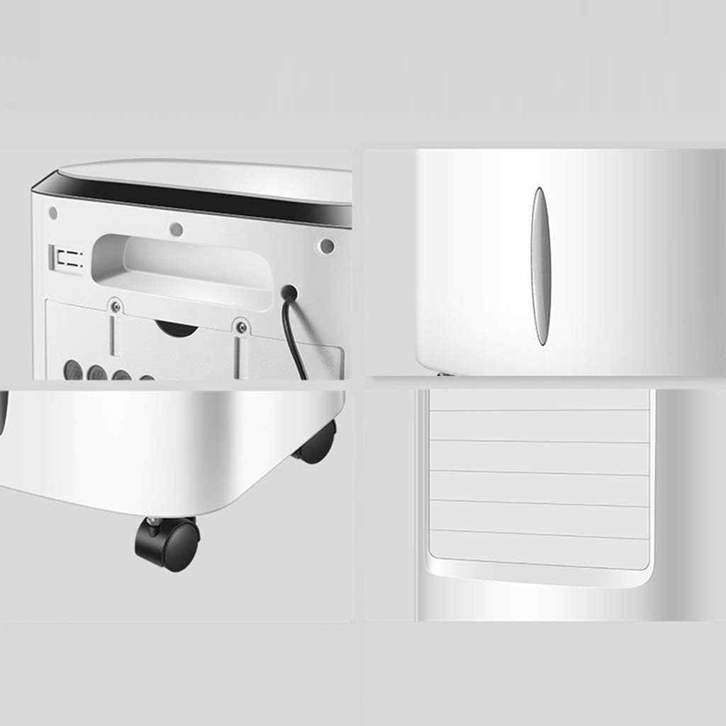 Portable Air Conditioner Fan Portable Air Cooler, Misting Evaporative Humidifier With Remote Control Air Conditioner Fan And Bladeless Noiseless Fan, For Office, Dorm, Room(Free Ice Tray)