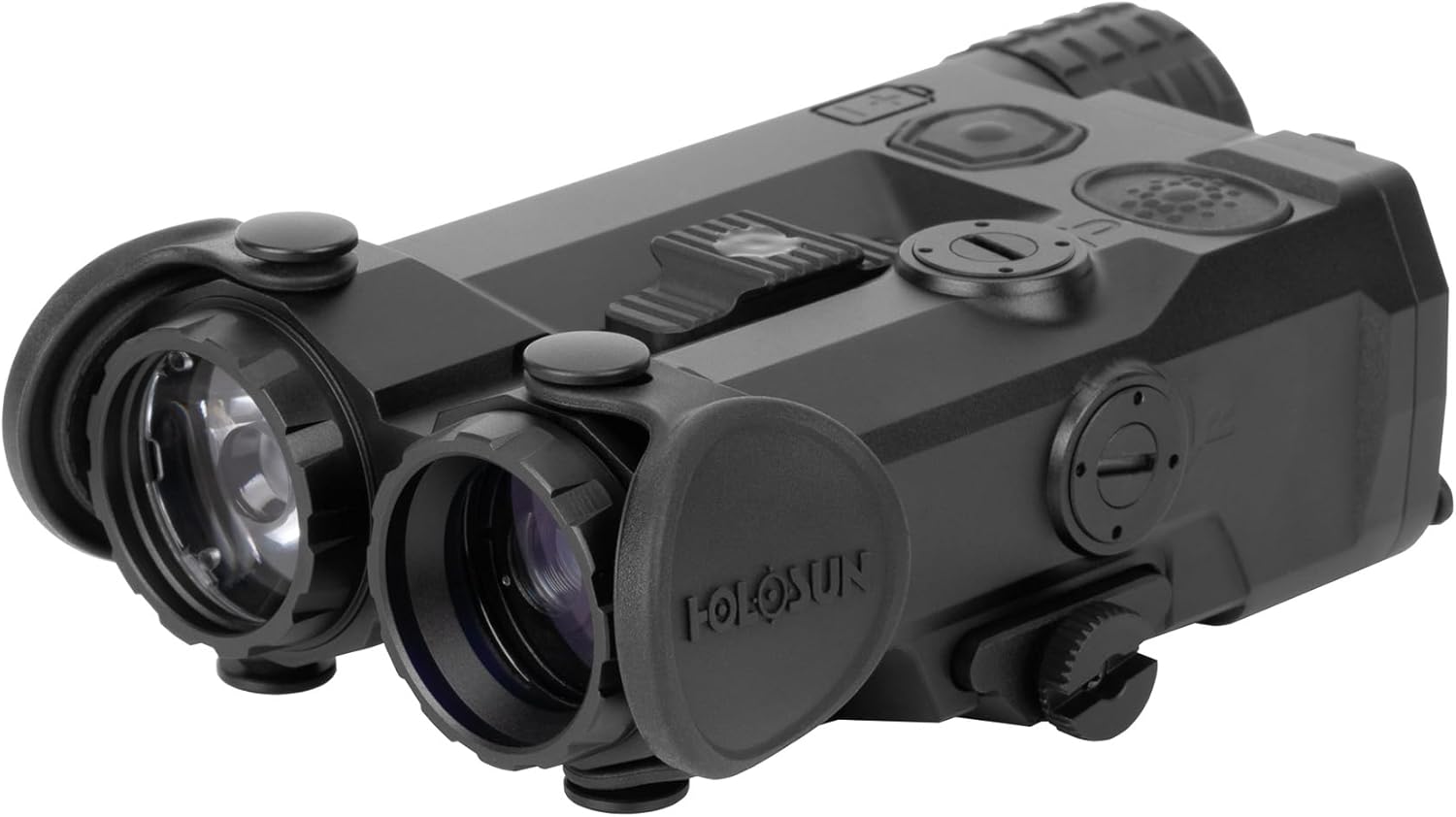 Holosun IRIS-RD4 Red Laser, VCSEL IR Illum. W/Variable Power & Focus Slide Switch, 1K Lumens / 25K Candela White Light