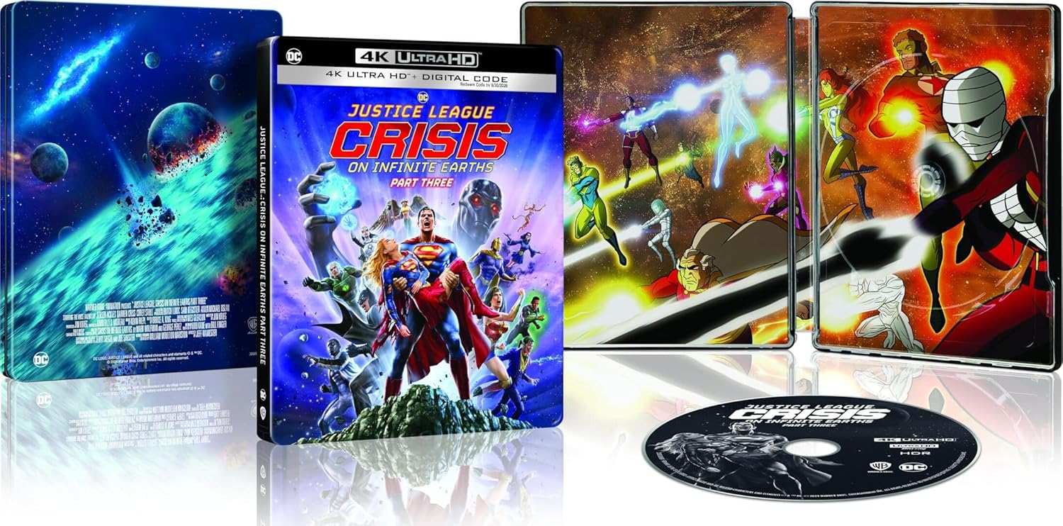 Justice League - Crisis on Infinite Earths Part Three Limited Edition Steelbook [4K UHD]