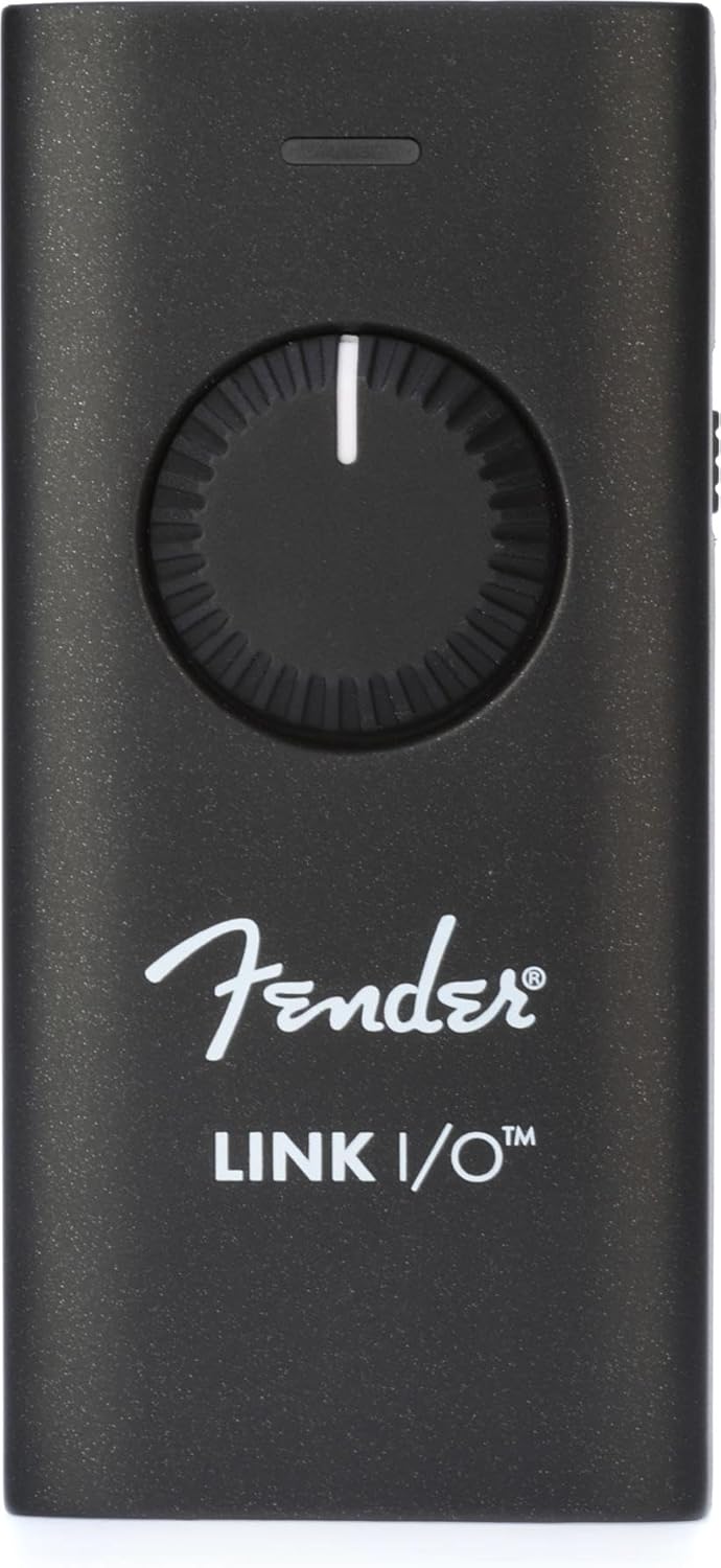 Fender Link I/O Portable USB-C Audio Interface, Fits in Your Pocket, Provides Pristine, Bi-directional Audio over USB connection