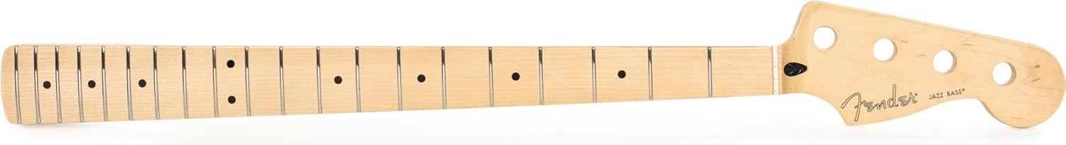 Fender Player Series Jazz Bass Neck, Modern C, 20 Medium Jumbo Frets, Maple Fingerboard