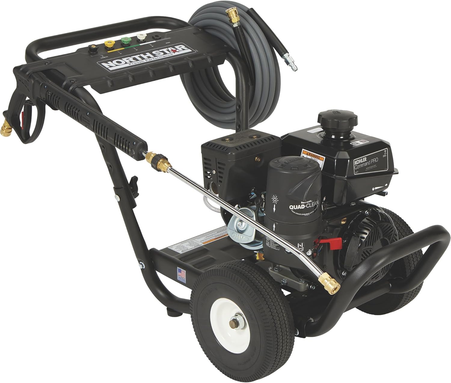 NorthStar Gas Cold Water Pressure Washer - 3300 PSI, 2.5 GPM, Kohler Engine