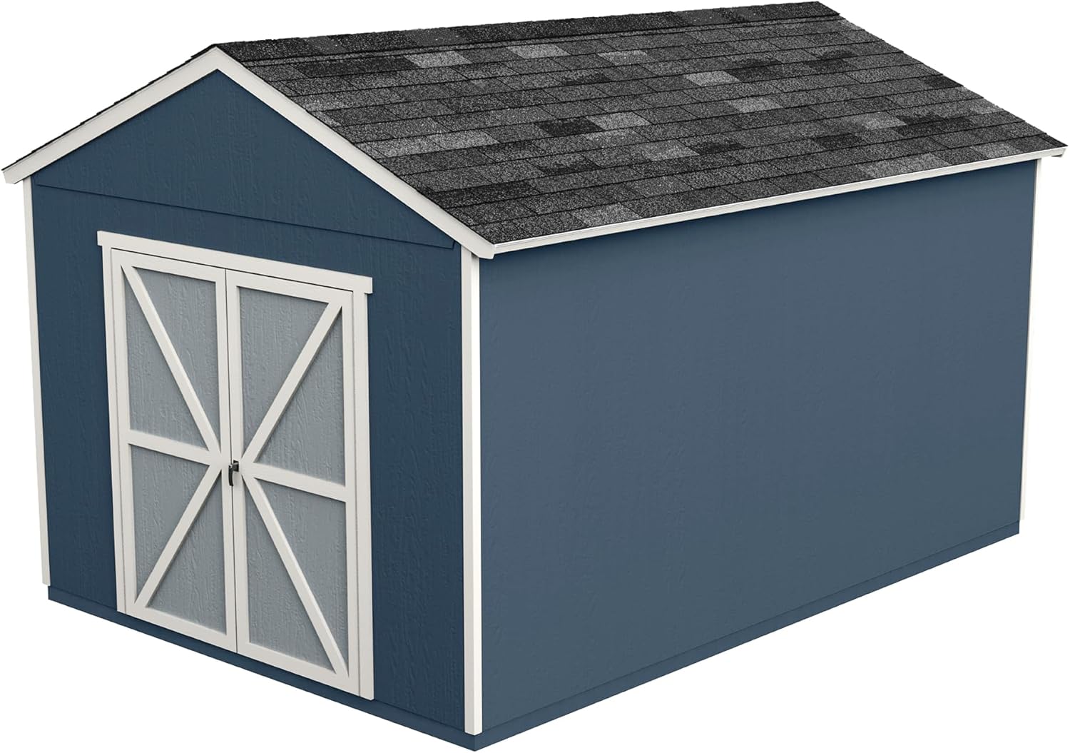 Handy Home Products Rookwood 10x14 Do-It-Yourself Wooden Storage Shed with Floor