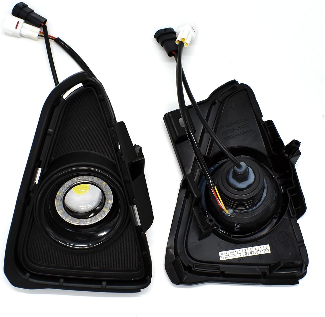 LED Fog Lights Fit for 2016-2018 Toyota RAV4 DRL with Amber Sequential Turn Signal Driving Lights Front Bumper HeadLights Accessories