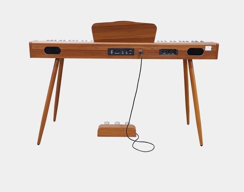 LANDTOM DDP-80 Digital Piano Keyboard 88 Keys Weighted, Hammer Action II, Home Electric Piano Full Size with Stand, Triple Pedal, MIDI Connecting and Headphone Interface