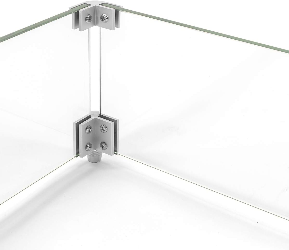 Barton Fire Pit Wind Guard Fire Pit Tempered Glass (18.5