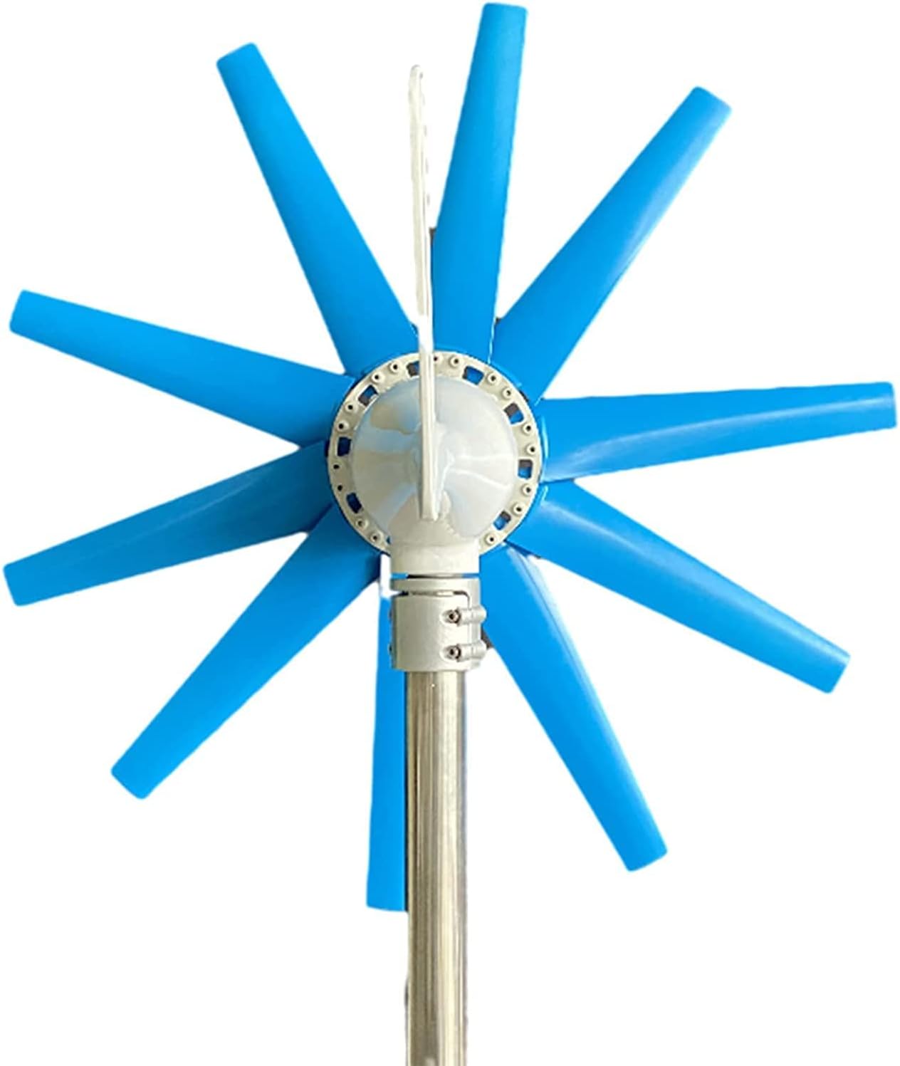 Wind Turbines 10000W Horizontal Wind Generator, 10 Blades 12V -220V Wind Turbine Generator Easy Installation with Generator Control for Home Or Camping