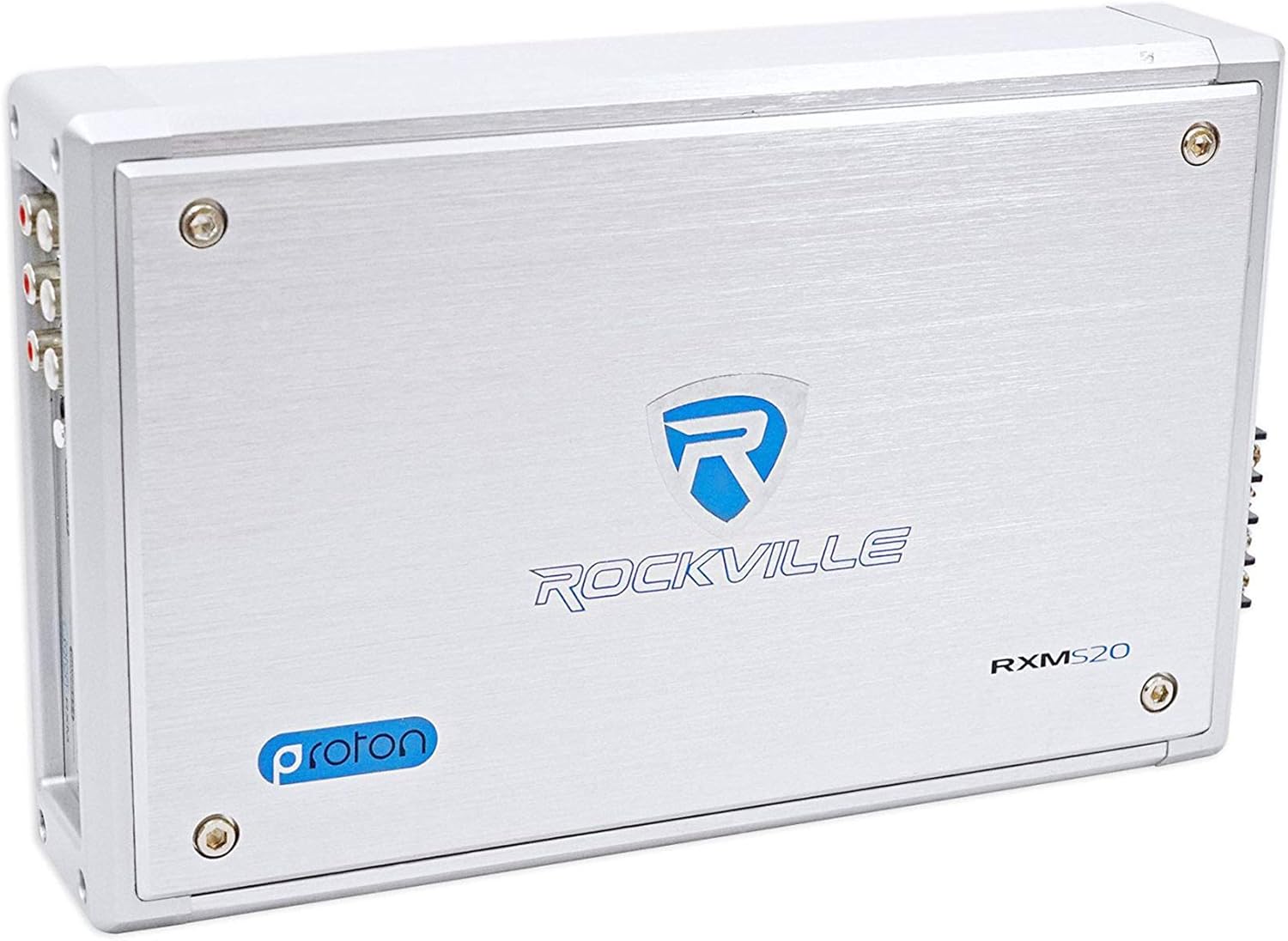 RockvilIe RXM-S20 1600w 4-Channel Amplifier Amp w/PA Mic for RZR/ATV/UTV/Cart