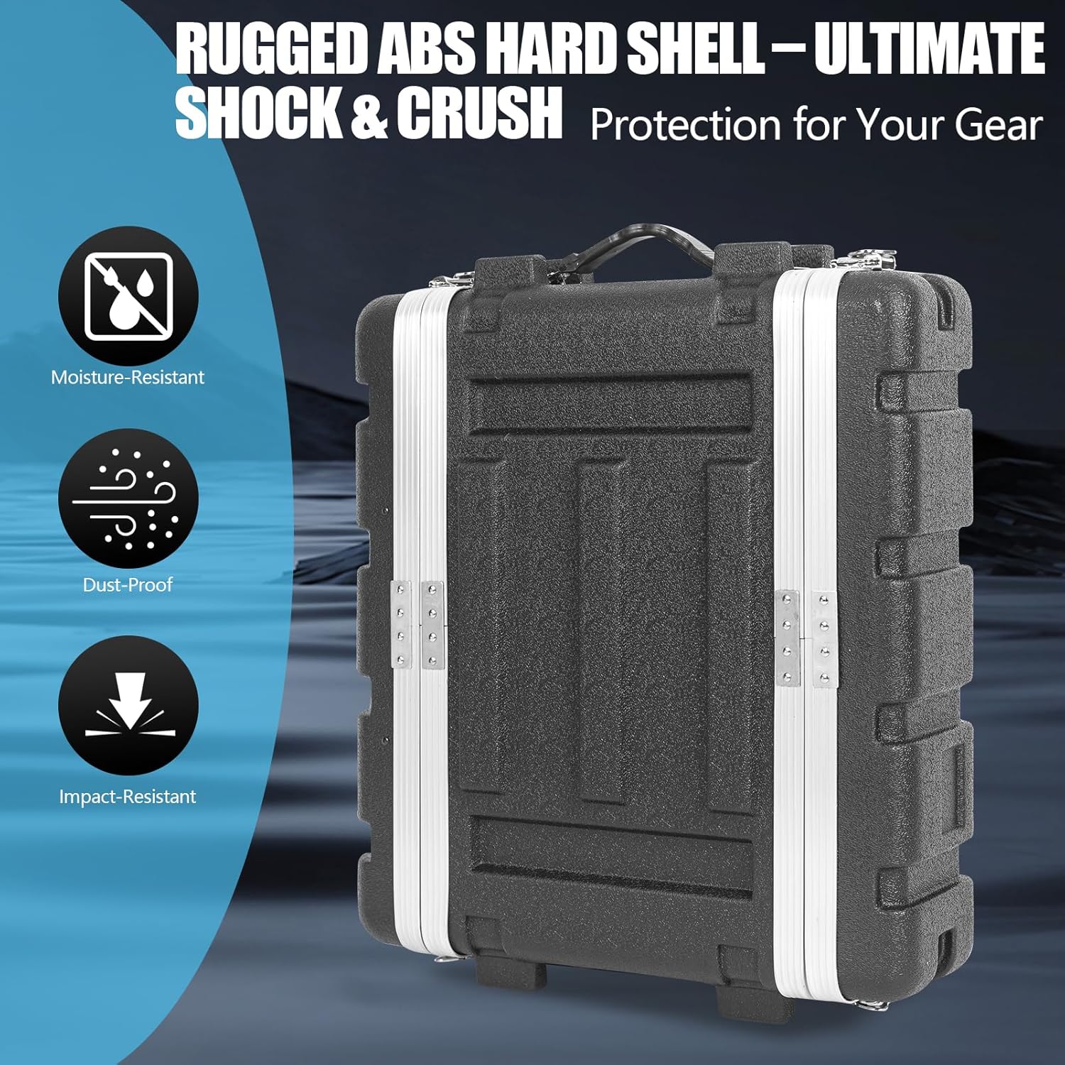 MUZNOTE 4U ABS Rack Case Shallow 12