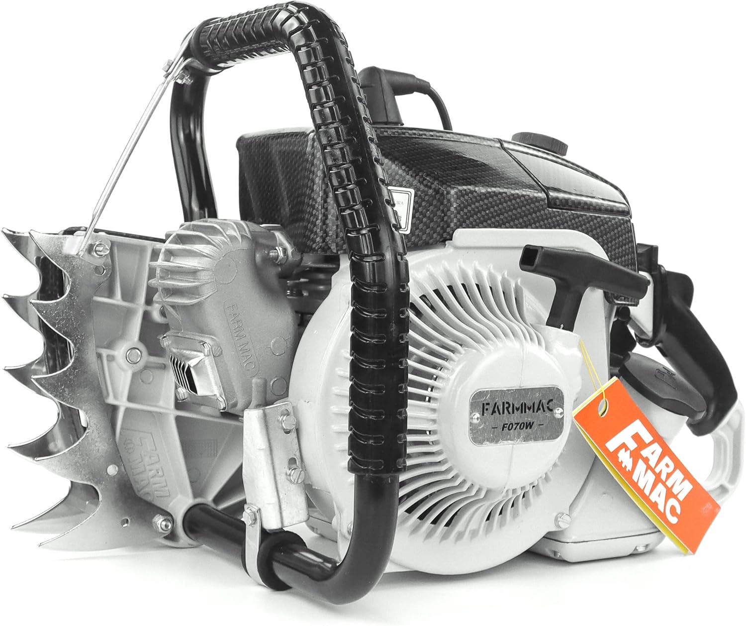 FARMMAC F070W Gas Chainsaw Powerhead, NEOTEC Chainsaw 105cc 2-Cycle Gasoline Power Chain Saws, 4.8KW 6.4HP Fit for 36 and 42 inch Bar, All Parts Compatible with MS070 090 Neotec NS8105 without Bar