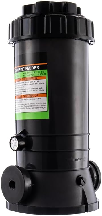 9lbs Automatic Pool Chlorinator Off-line,Fits 3 Inch Chlorine Tablet for Above Ground and Inground Pools