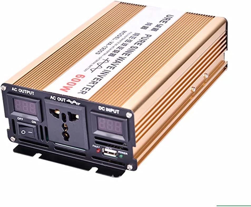 1200W Household sine Wave Inverter Power Converter Electric Vehicle Solar Inverte (1200w 24v to 110V) (1200w 60Vto110V)