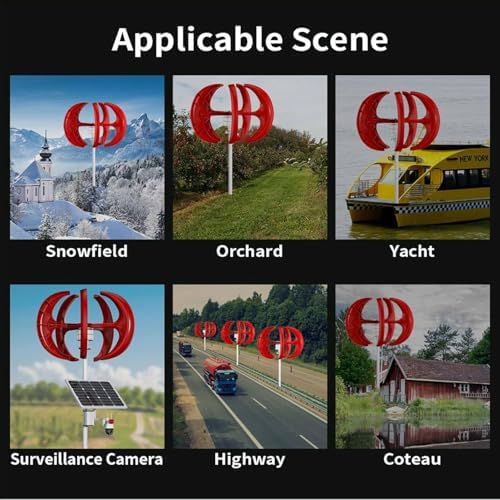 Portable Home Wind Turbine Kit - Horizontal Vertical Axle Generator with Blades & Controller, DIY Three-Phase Permanent Magnet Energy Solution for Renewable Energy