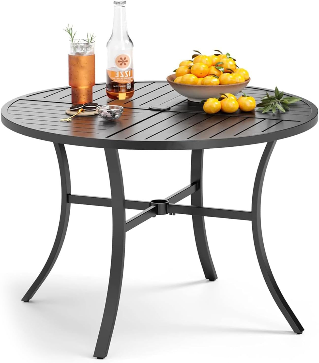 PHI VILLA Outdoor Round Dining Table for 4, 42
