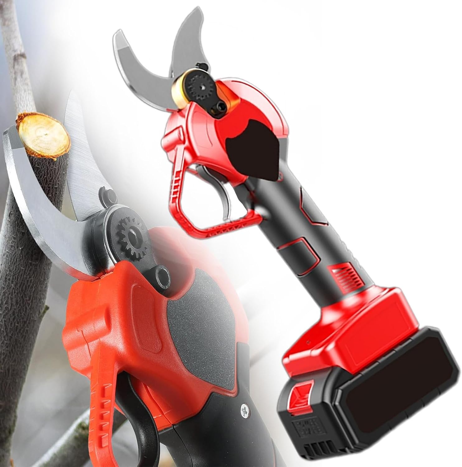 Electric Pruning Shears, Handheld Tree Branch Cutter 30mm/1.2in, Pruning Shears Heavy Duty for Orchards and Yards, Garden Pruning Tools,1 Battery