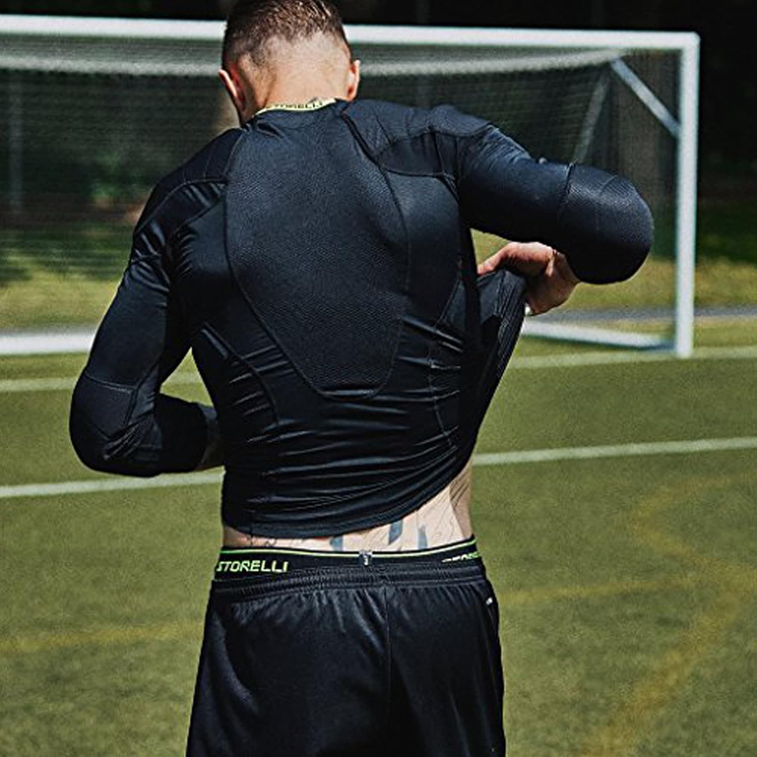 Storelli BodyShield Goalkeeper 3/4 Undershirt, Compression Shirt, Sports Accessories, Goalie Shirt, Turf Protection