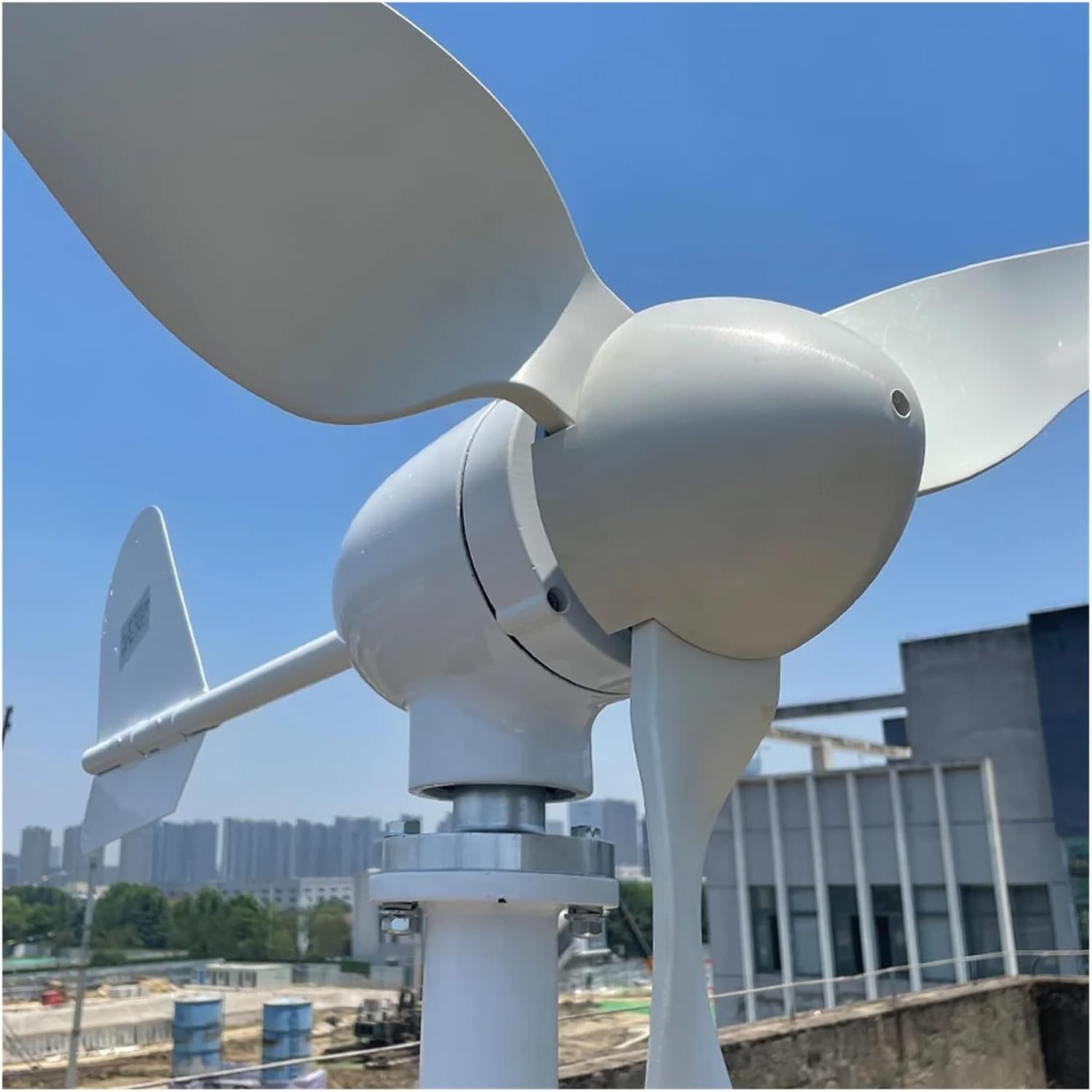 15KW 10KW 20KW 24V 48V Wind Turbine Generator Low Speed Windmill AC Output Household Horizontal Complete Kit Low Starting Speed for Home(Wind Turbine only,24V_20KW)