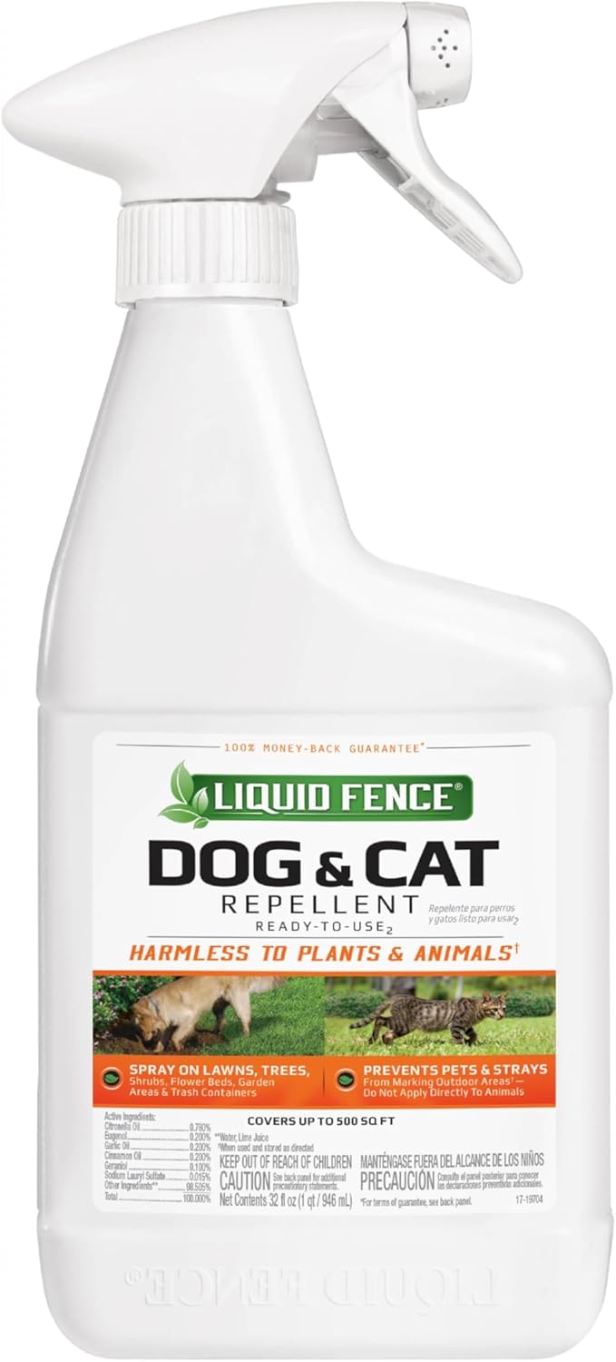 Liquid Fence Dog And Cat Repellent Ready-To-Use 32 Ounces, 6 Pack