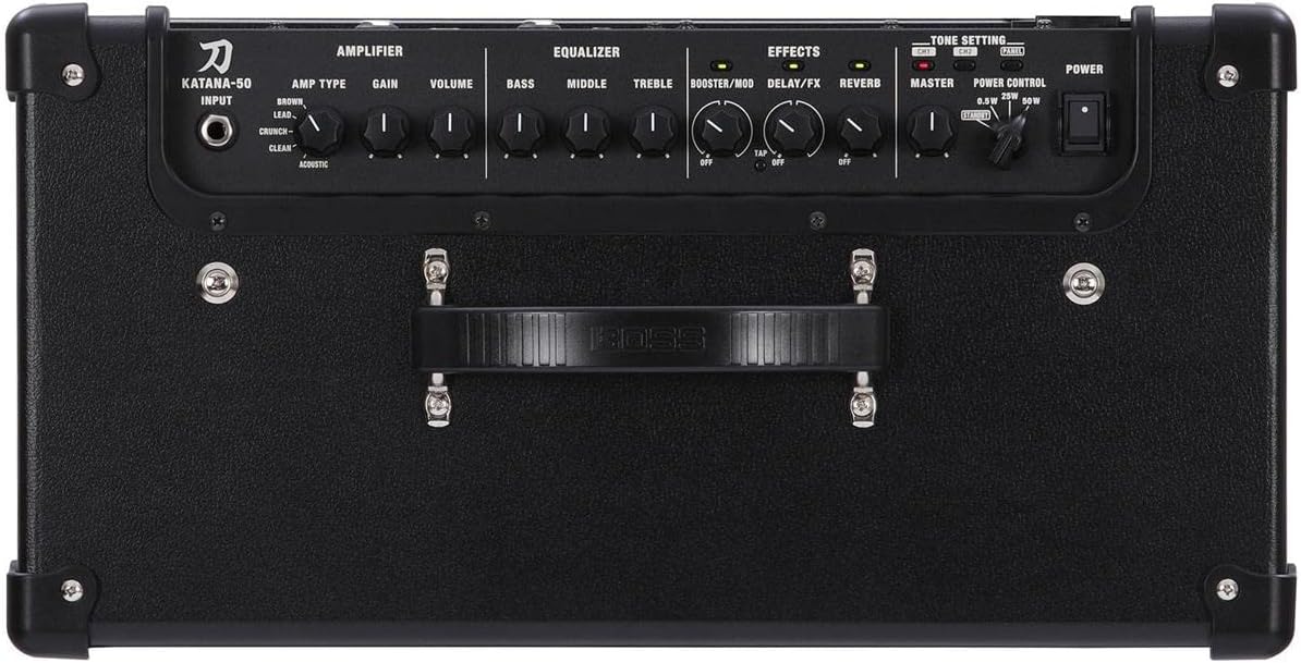 Boss KTN-50 12 Inch Katana 50W Combo Guitar Amplifier, Black