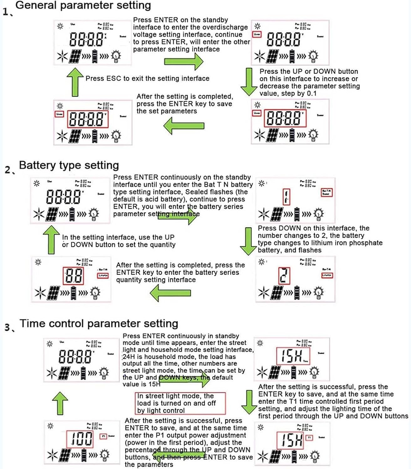 3000W-7000W Solar Charge Controller with LCD Screen,Mppt Wind-Solar Hybrid Controller,Boost Charge Regulator,Wind Generator,Battery Off Grid Controller(24V-48V,7000w)