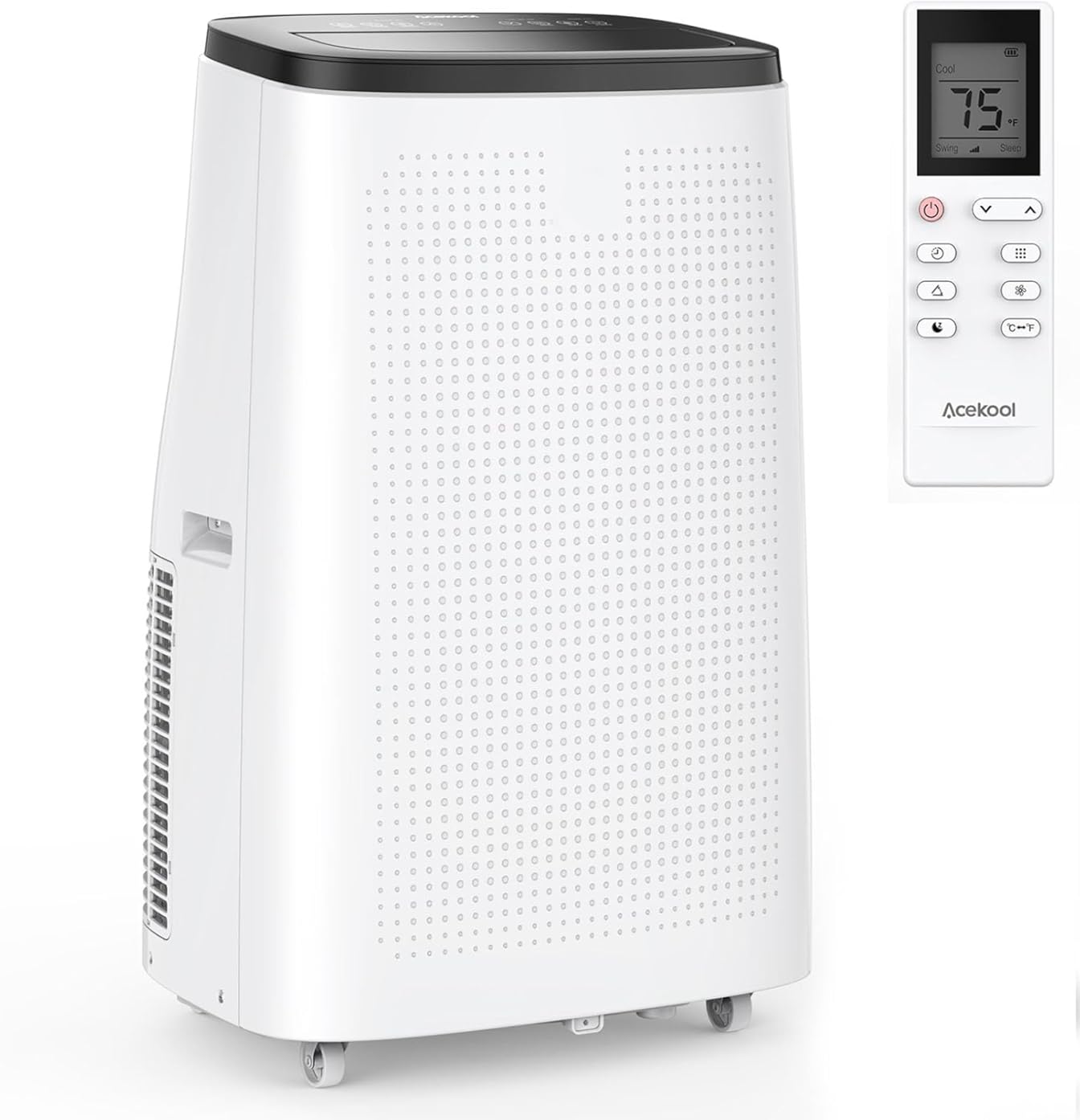 14000 BTU(ASHRAE) / 9300 BTU (DOE) Portable Air Conditioners, Air Conditioner Portable, 3-in-1 Mini Standing AC Unit Cool/Dry/Fan, Cooling Up to 700 Sq.Ft, Sleep Mode, 24H Timer, Remote Control