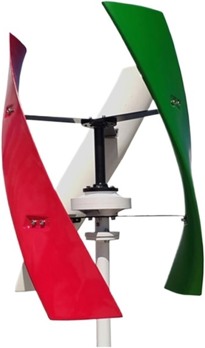 Wind Turbine Generator Kit, 10KW Home Low Noise Wind Turbine Vertical Windmill Electric Generator 10000W 12V 24V 48V Low Wind Speed Starting Wind Turbines for Hybrid Solar Wind System(Muti,24V_10KW)