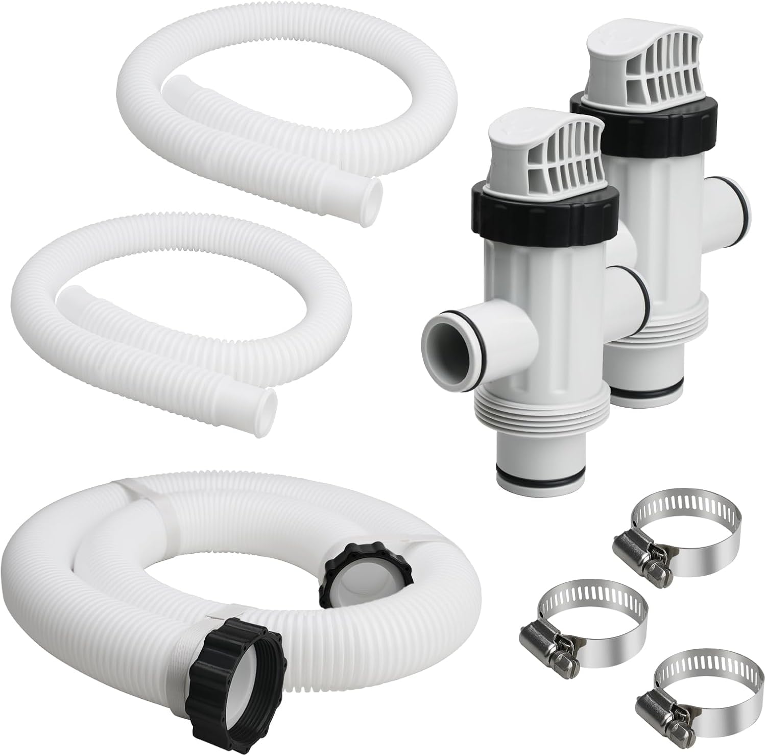 Pool Hoses for Intex Above Ground Pool and Pump Above Ground Swimming Pool Accessories Include 1.5
