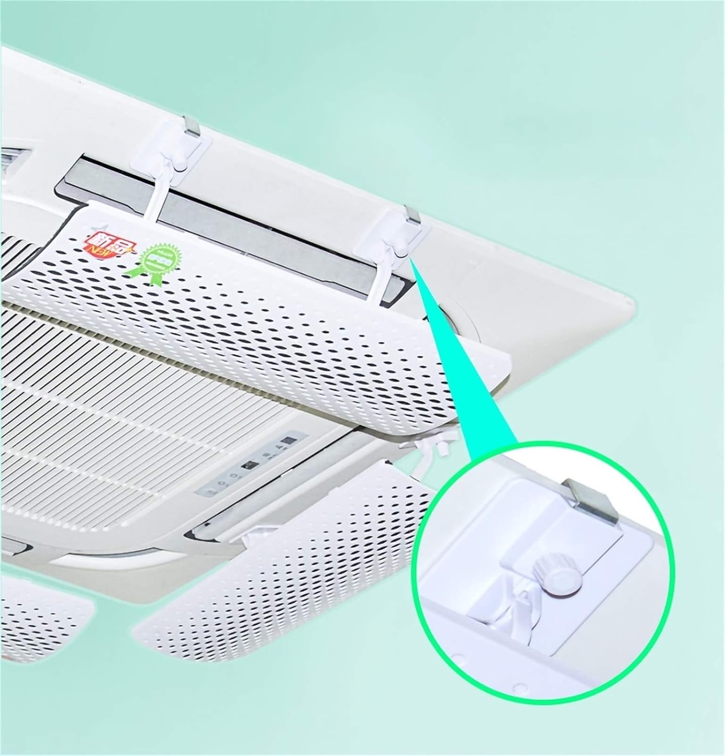 Air conditioner windshield 1PC Air Conditioner Cover Air Conditioning Wind Deflector Central Air Conditioning Prevent Wind Deflector Blowing Direct Deflector