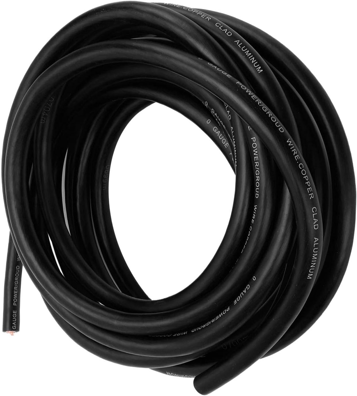 1 Gauge AWG Automotive Wire 25ft, Soft Insulated Copper Wire for Car Amplifiers, Subwoofers, Audio Installation, Grounding, Marine Use with Car Stereo Speaker Cable for RV (B)