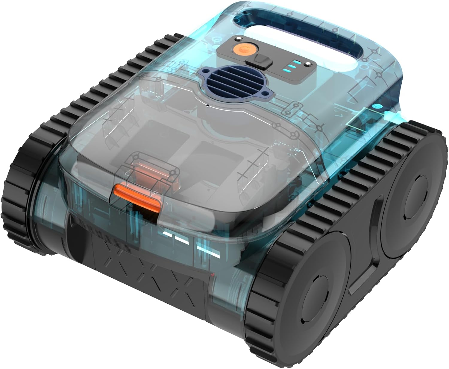 Cordless Robotic Pool Cleaner, Robotic Pool Vacuum for Inground Pools, Floor, Wall, Waterline and Drain Cleaning, 180 min Battery Life for Pool Up to 2150 Sq.ft