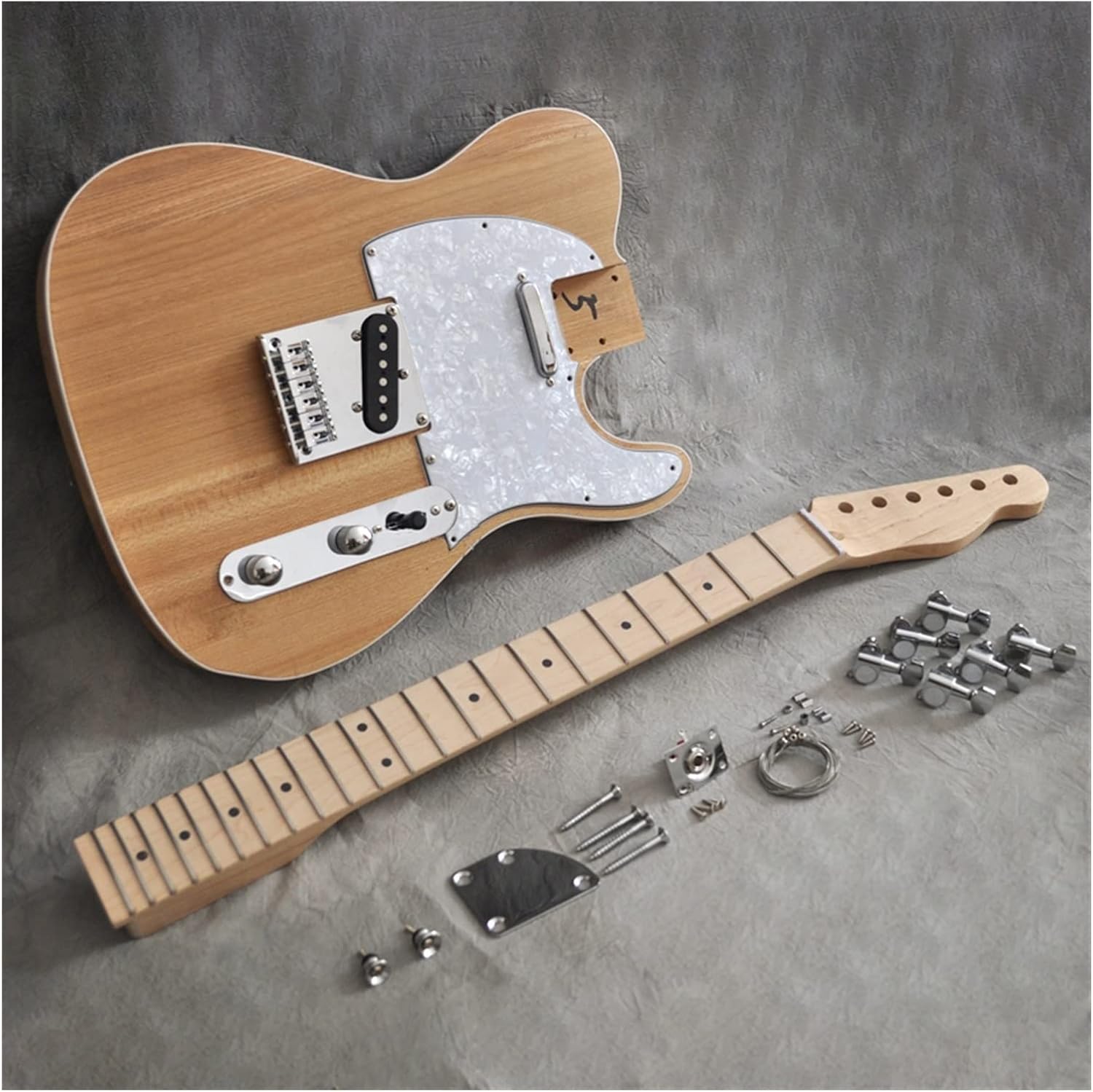 DIY Electric Guitar Kit DIY Electric Guitar Kit with Alder Body and Maple Neck & Fingerboard Luthier Build Kits