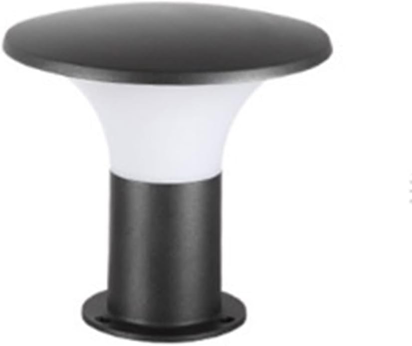 Pillar Lights Outdoor, Japanese-style Waterproof IP45 Column Lights ，E27E26 Stainless Steel Black Post Light Fixtures With PC Lampshade，Fence Column Post Lights ，Traditional Landscape Lighti