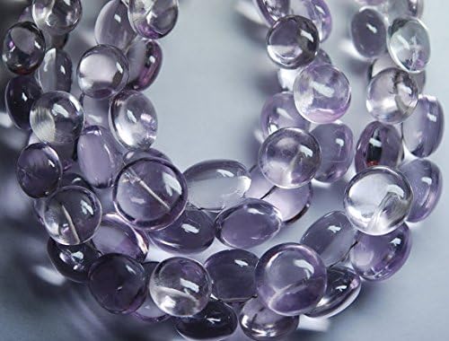 13 inch natural beads strand of 13-10mm smooth onion pink amethyst gemstone briolletes beads for DIY jewelry - necklace, bracelet, earring, ring.