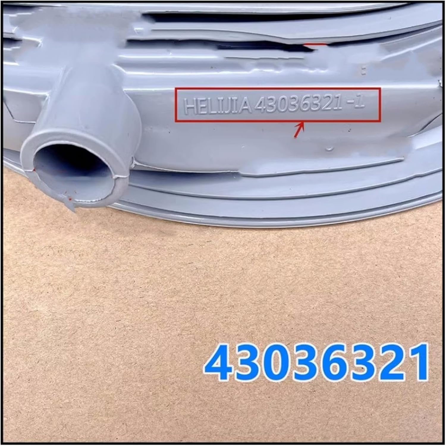Compatible for Jinling，Drum Washing Machine，Compatible for HELIJIA ，43036321 Door Seal Rubber Sealing Ring