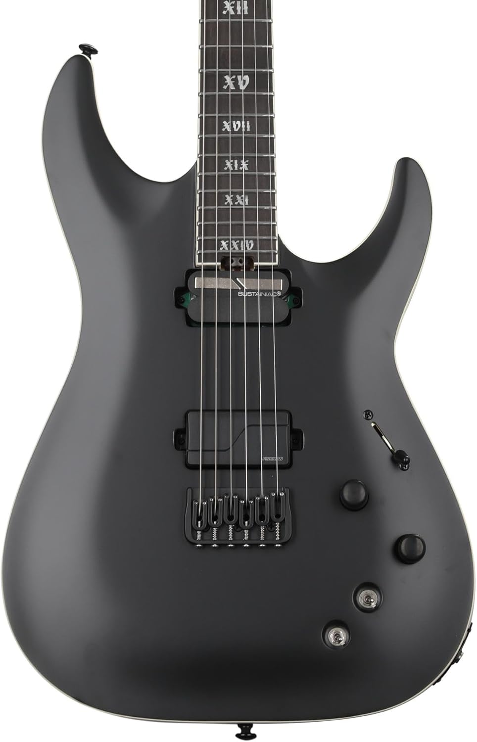 Schecter C-1 HT S SLS Evil Twin Electric Guitar - Satin Black