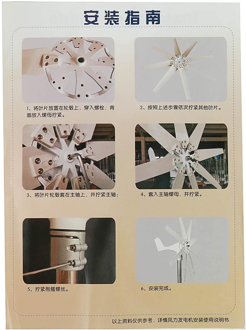 10 Blades 8000W Wind Turbines Generator Wind Generator with Charge Controller Windmill Wind Turbine Energy Generators
