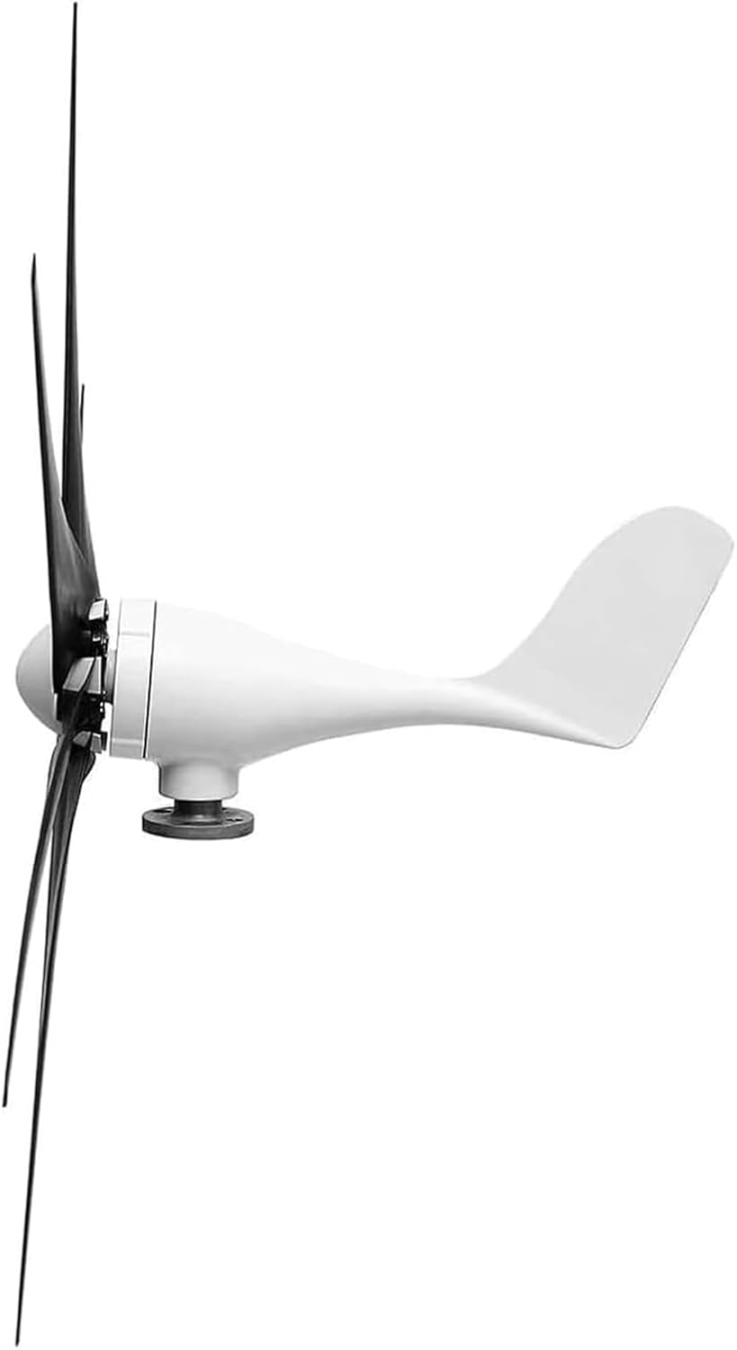 5000W Wind Turbine Kit, 6-Blade Horizontal Wind Turbine Home Energy Generator 12V 24V 48V W/Controller Suitable for Ocean, RV, Home, and Industrial Use